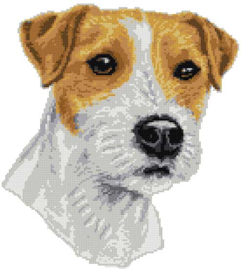 Parson Jack Russell (v3) cross stitch kit