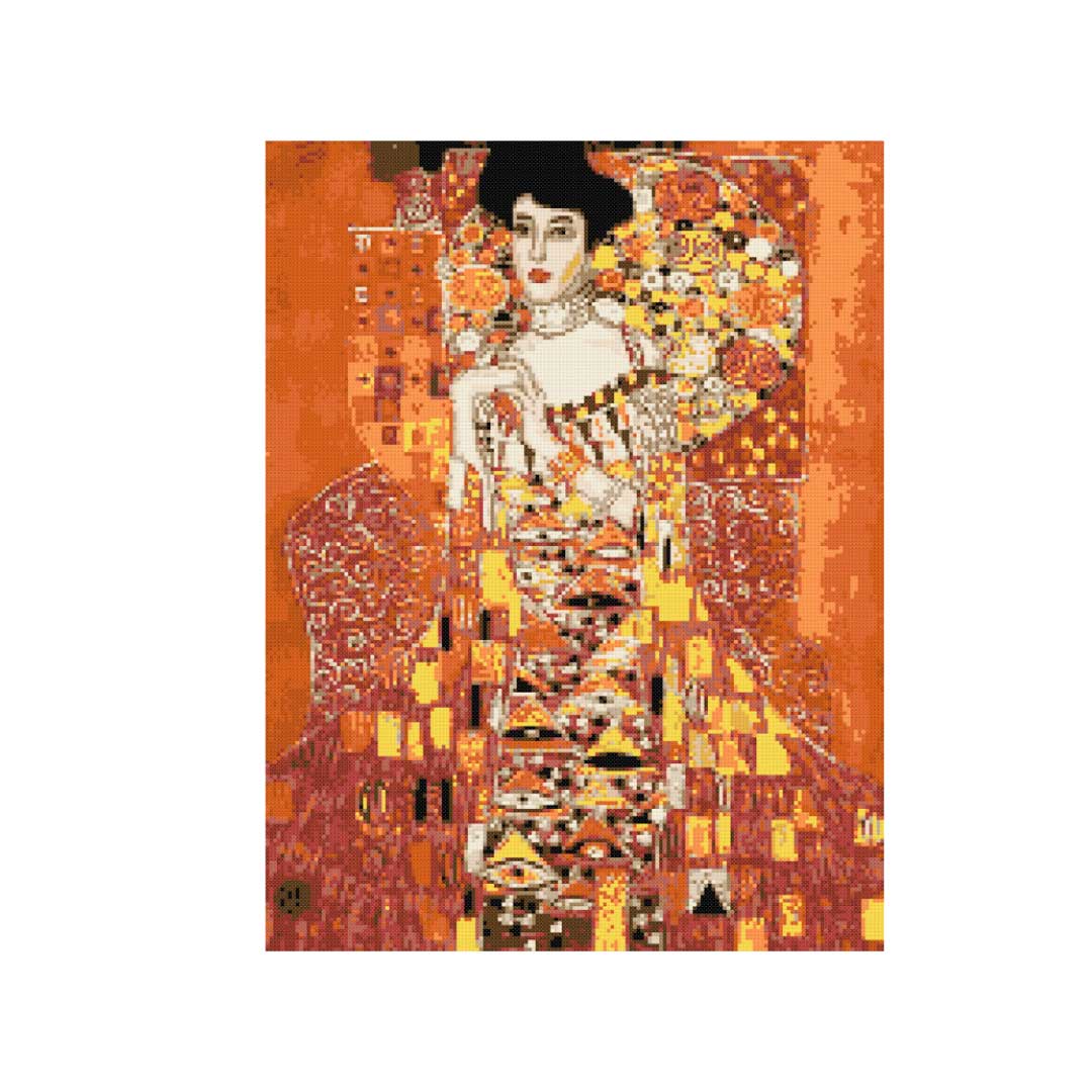 Adele Klimt (v2) fine art counted cross stitch kit