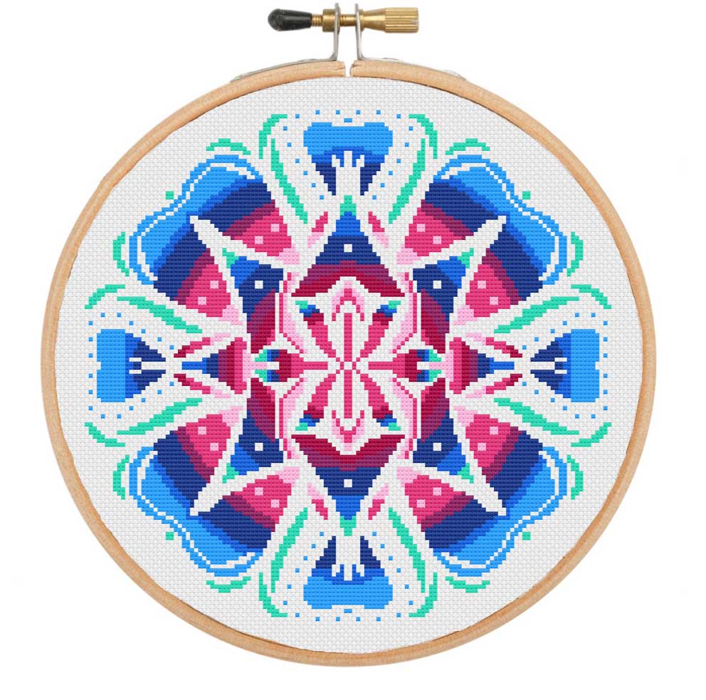 Mandala N5 modern cross stitch kit