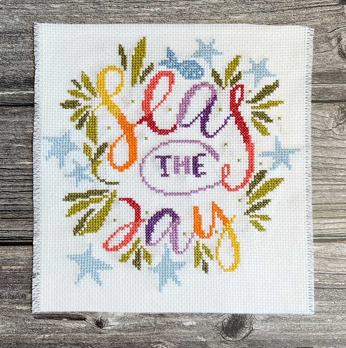 Seas the day cross stitch kit