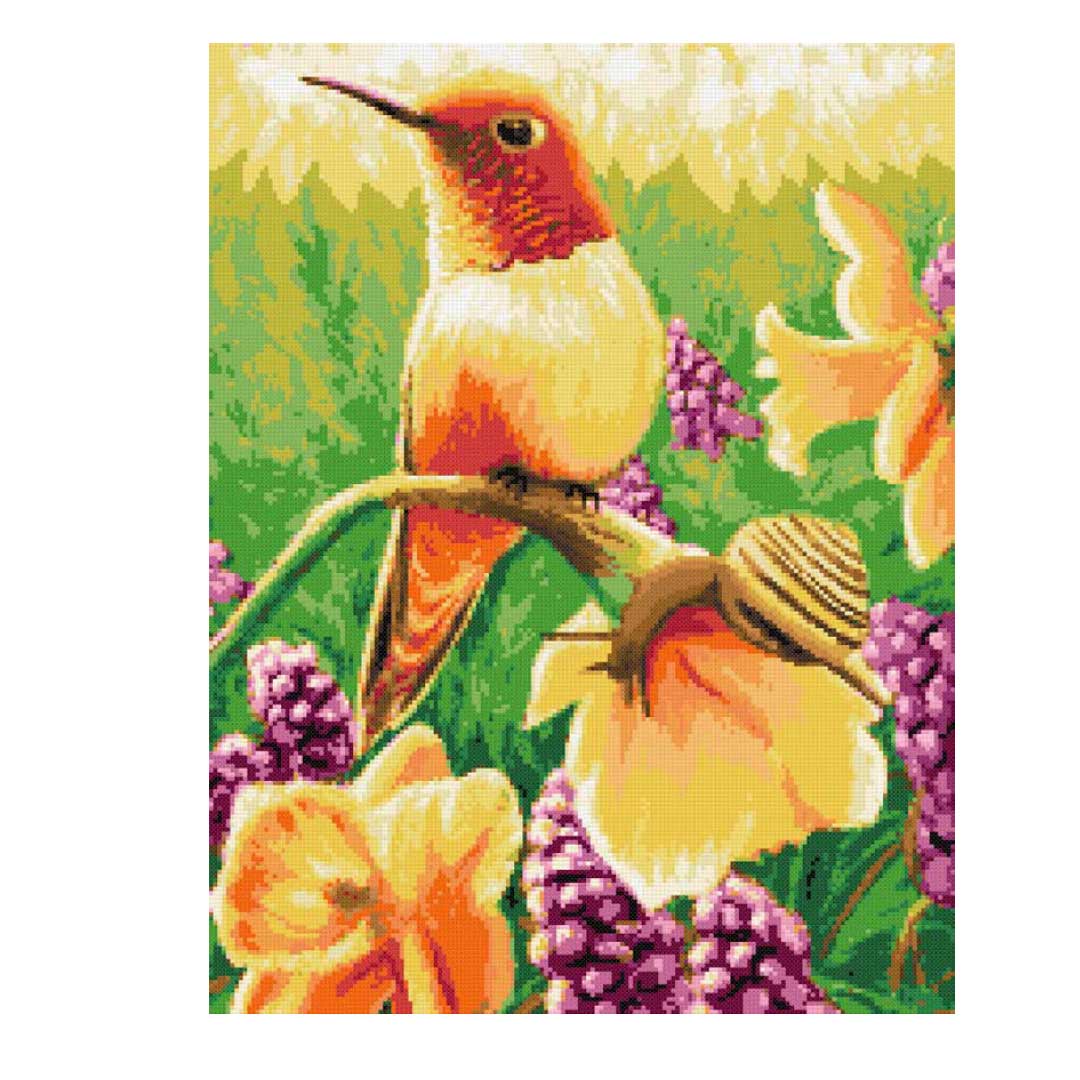 Spring bird (v2) cross stitch kit