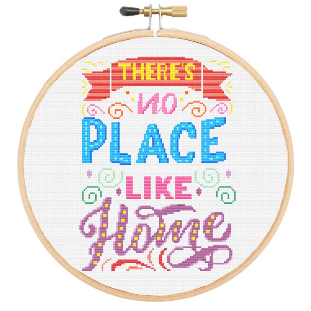 There is no place like home (v2) cross stitch kit