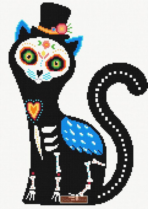 Cross stitch kit Cat Vasily