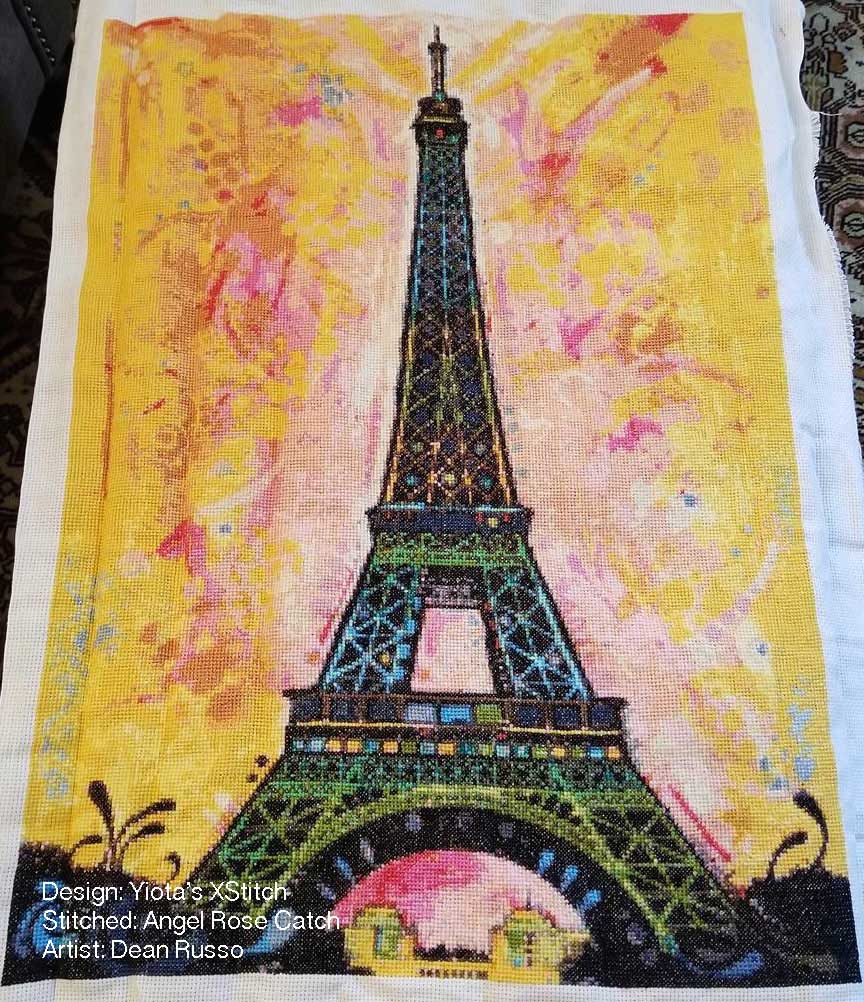 Eiffel Tower cross stitch kit
